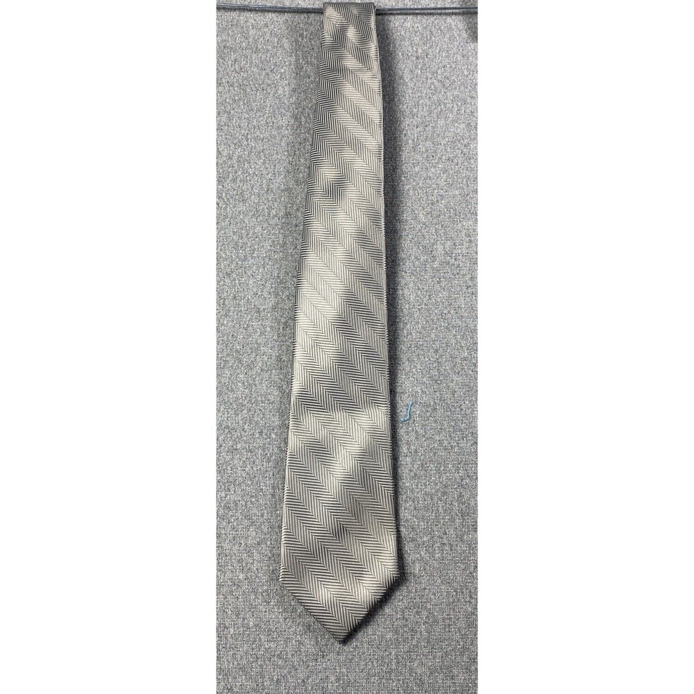 Edwards Mens Dress Tie 58” Long 100% Polyester Gray
